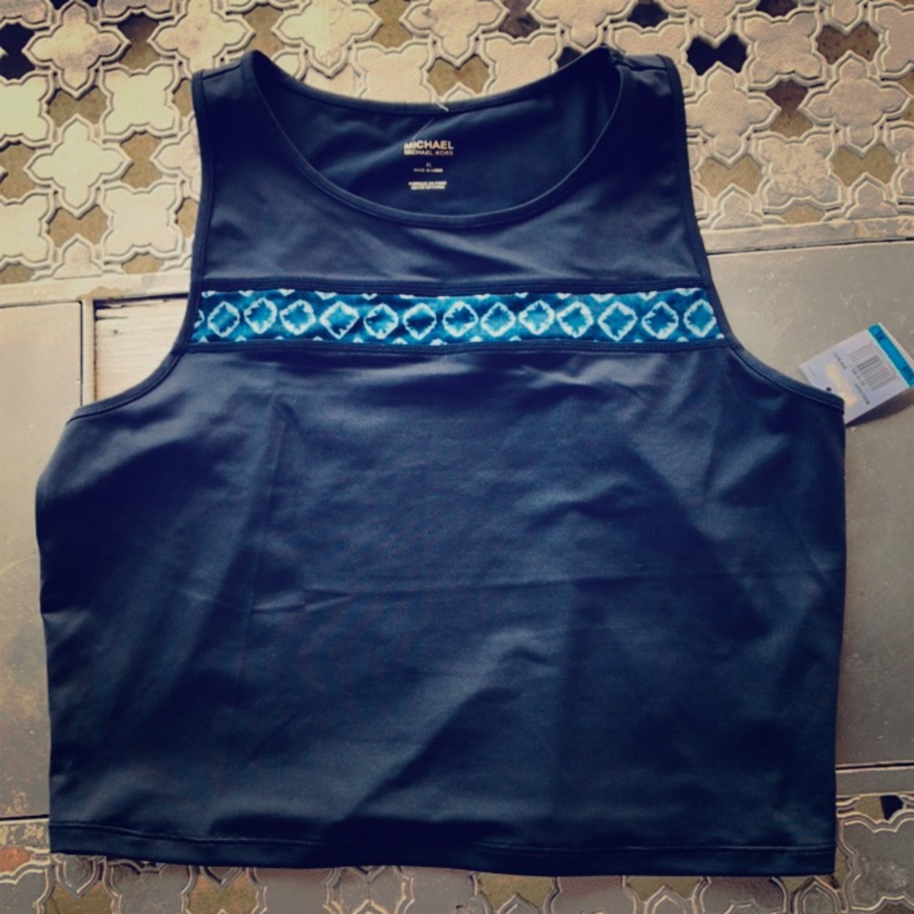 NWT Michael Kors Black Tank Top